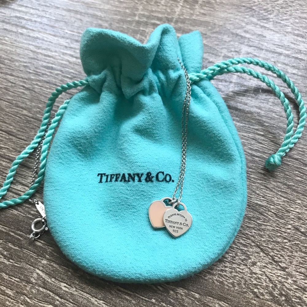 Return to Tiffany Mini Double Heart Tag